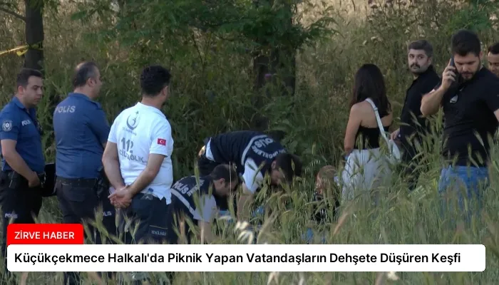 Küçükçekmece Halkalı’da Piknik Yapan Vatandaşların Dehşete Düşüren Keşfi
