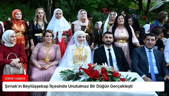 Şırnak’ın Beytüşşebap İlçesinde Unutulmaz Bir Düğün Gerçekleşti