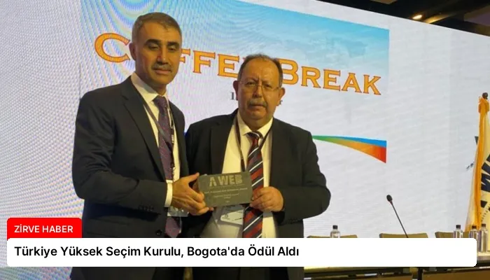 Türkiye Yüksek Seçim Kurulu, Bogota’da Ödül Aldı