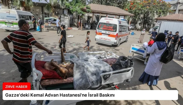 Gazze’deki Kemal Advan Hastanesi’ne İsrail Baskını