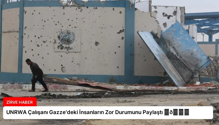 UNRWA Çalışanı Gazze’deki İnsanların Zor Durumunu Paylaştı ⏬👇