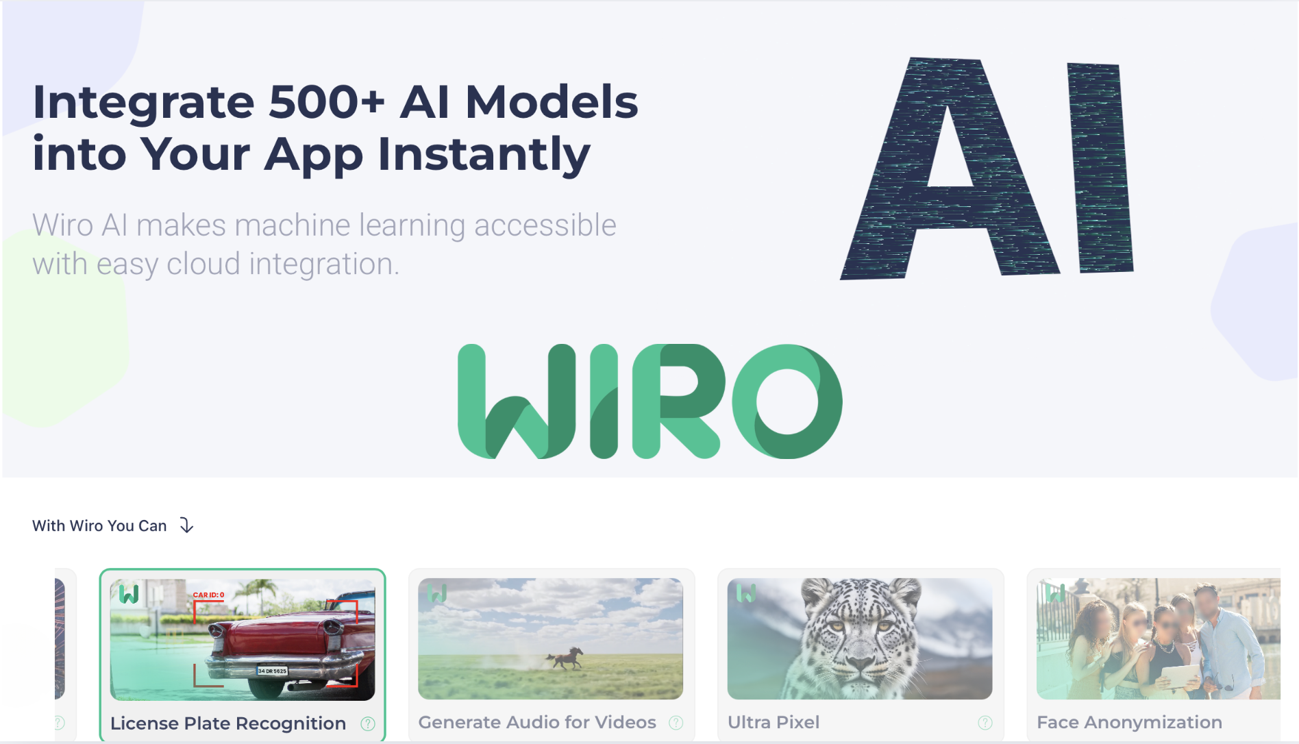 “Wiro, Yapay Zekada Küresel Oyuncu Olma Yolunda İlerliyor”