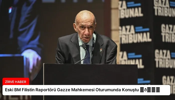 Eski BM Filistin Raportörü Gazze Mahkemesi Oturumunda Konuştu ⏬👇