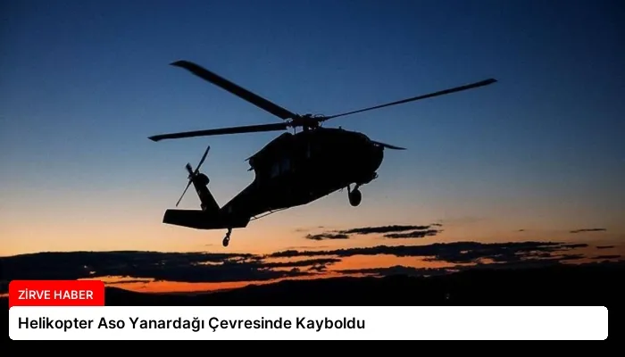 Helikopter Aso Yanardağı Çevresinde Kayboldu