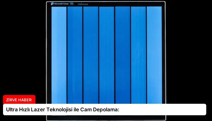 Ultra Hızlı Lazer Teknolojisi ile Cam Depolama: