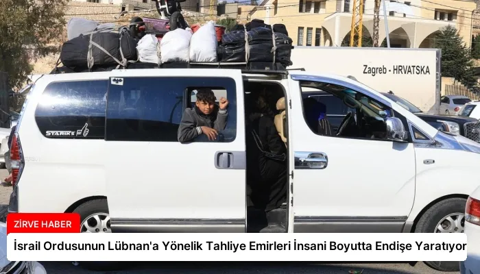 İsrail Ordusunun Lübnan’a Yönelik Tahliye Emirleri İnsani Boyutta Endişe Yaratıyor