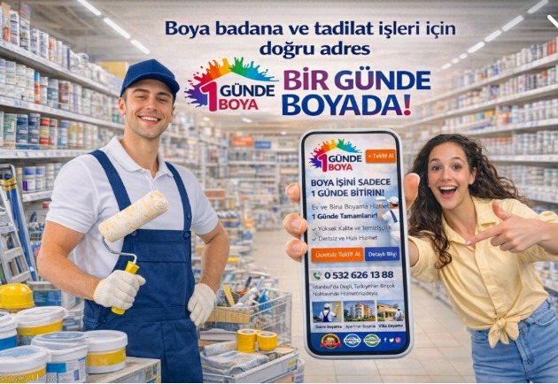 Antalya’da Yaşam Alanlarını Yenileyen Profesyonel Dokunuş: 1GÜNDE BOYA