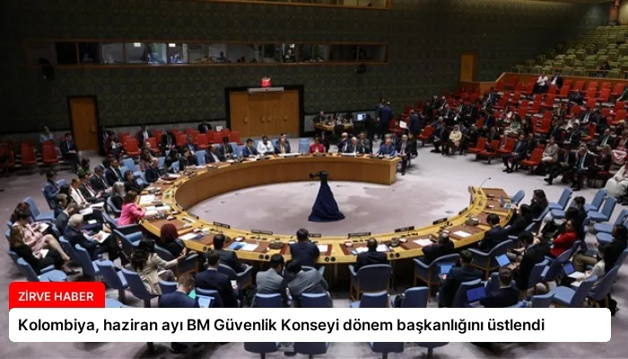 Kolombiya, haziran ayı BM Güvenlik Konseyi dönem başkanlığını üstlendi