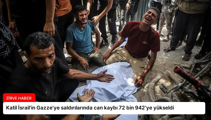 Katil İsrail’in Gazze’ye saldırılarında can kaybı 72 bin 942’ye yükseldi