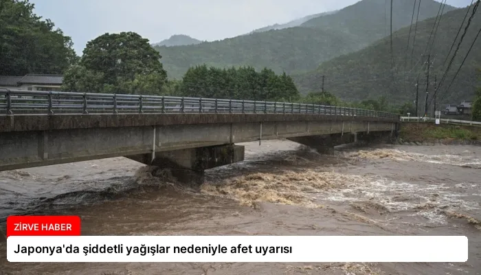 Japonya’da şiddetli yağışlar nedeniyle afet uyarısı