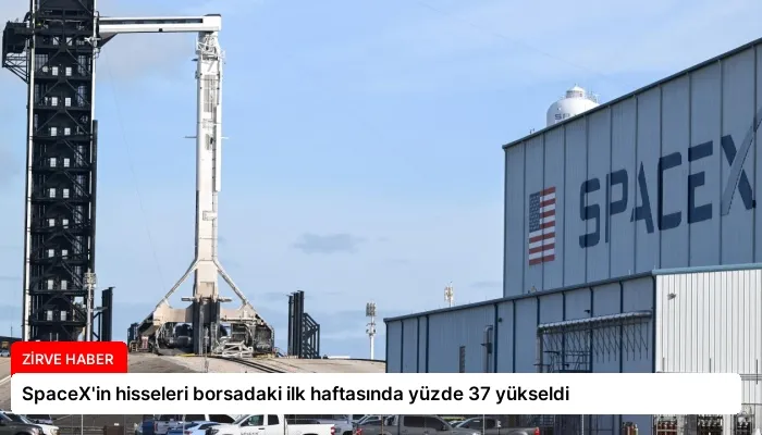 SpaceX’in hisseleri borsadaki ilk haftasında yüzde 37 yükseldi