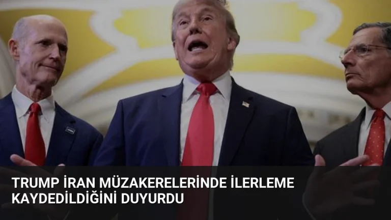 Trump İran Müzakerelerinde İlerleme Kaydedildiğini Duyurdu