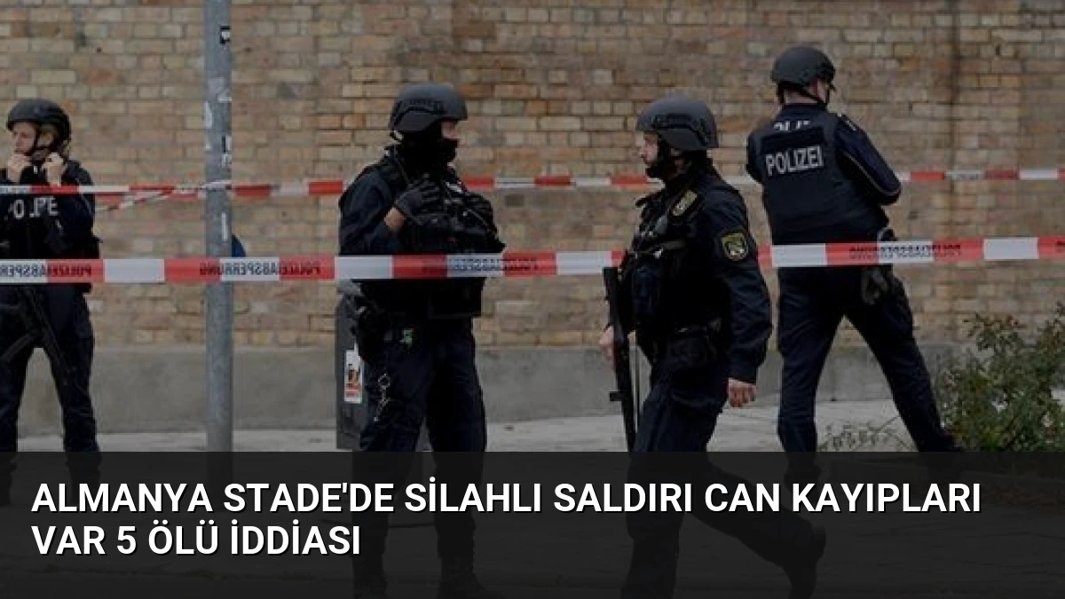 Almanya Stade’de Silahlı Saldırı Can Kayıpları Var 5 Ölü İddiası