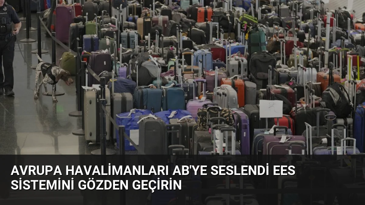 Avrupa Havalimanları AB’ye Seslendi EES Sistemini Gözden Geçirin