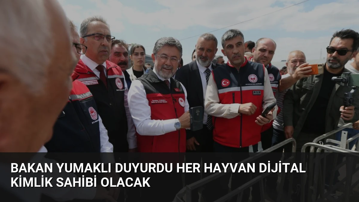 Bakan Yumaklı Duyurdu Her Hayvan Dijital Kimlik Sahibi Olacak