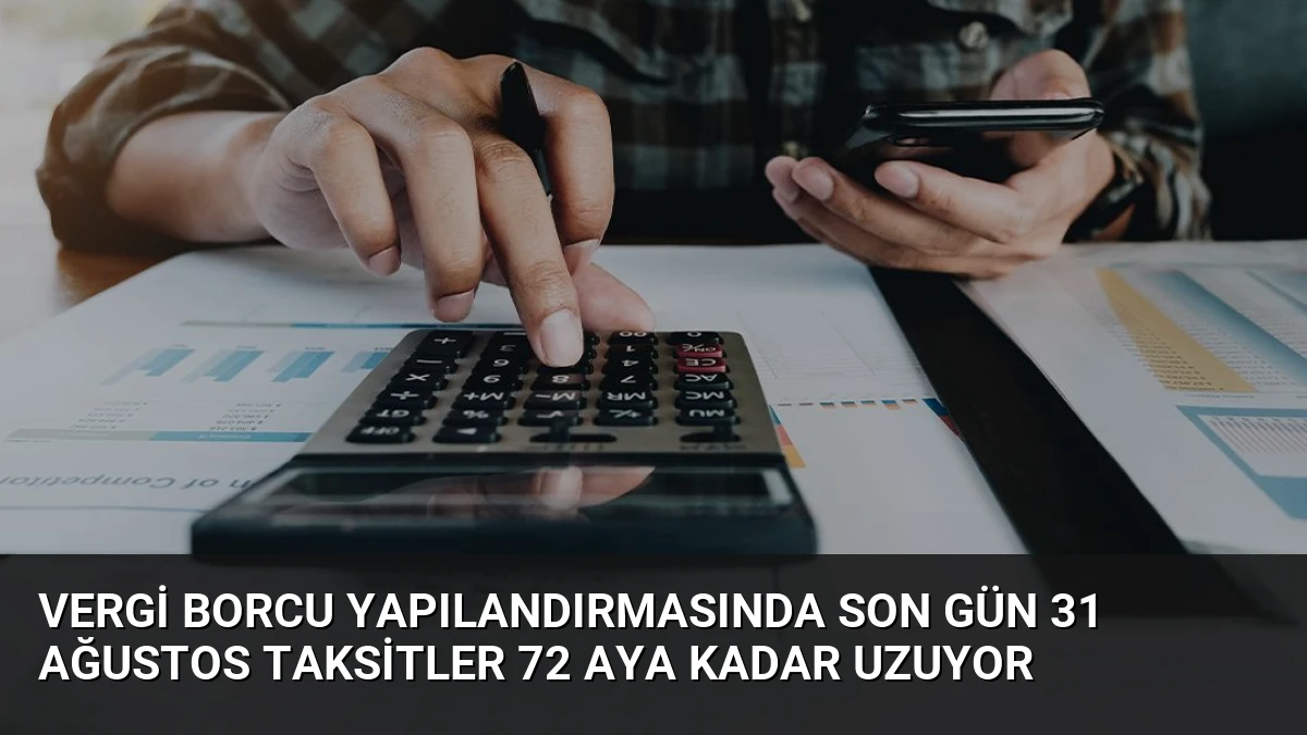 Vergi Borcu Yapılandırmasında Son Gün 31 Ağustos Taksitler 72 Aya Kadar Uzuyor