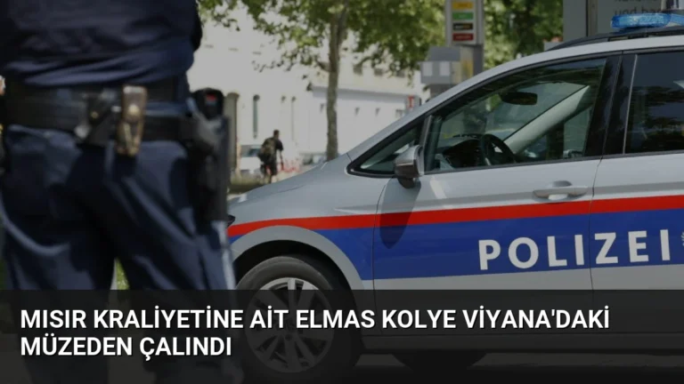 Mısır kraliyetine ait elmas kolye Viyana’daki müzeden çalındı