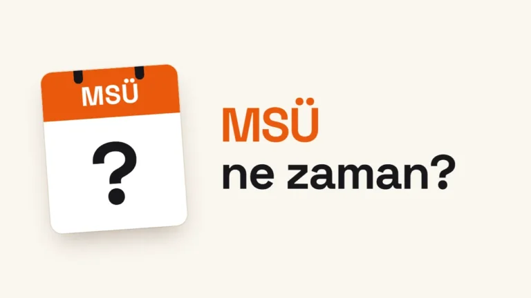 MSÜ Sınavı 2027 Ne Zaman? Başvurular Ne Zaman Başlıyor?