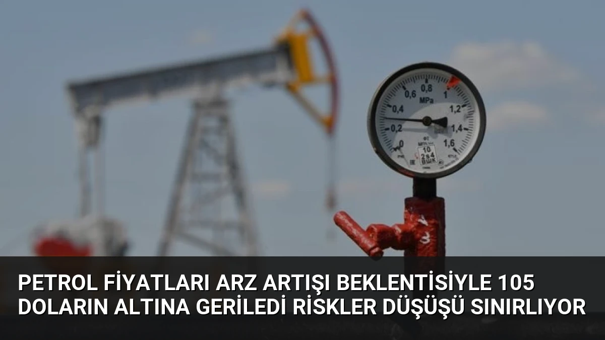 Petrol Fiyatları Arz Artışı Beklentisiyle 105 Doların Altına Geriledi Riskler Düşüşü Sınırlıyor