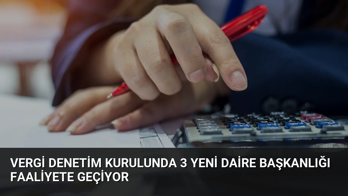 Vergi Denetim Kurulunda 3 Yeni Daire Başkanlığı Faaliyete Geçiyor